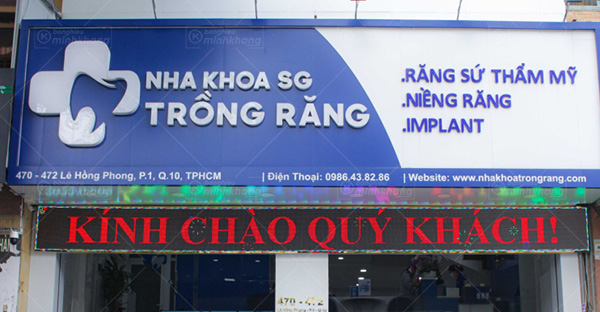 Bảng Hiệu Đèn LED Ma Trận Quận Bình Tân