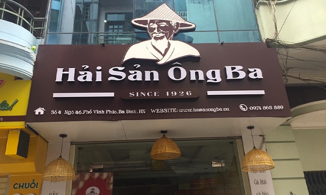 Thi Công Bảng Hiệu Quán Nhậu Hải Sản Tại TP.HCM