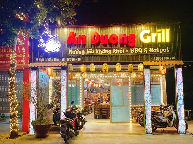 Thi công biển quảng cáo quán nướng tại TP.HCM