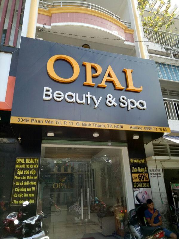 Thi công bảng hiệu spa sang trọng tại TP.HCM
