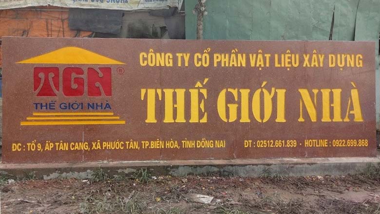 Thiết Kế Bảng Hiệu Công Ty Xây Dựng Tại TP.HCM
