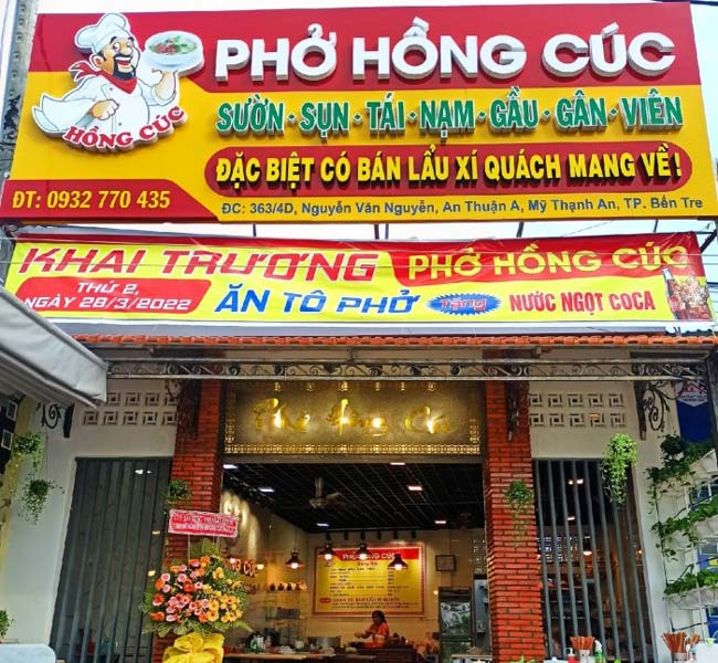 Biển Quảng Cáo Bún Phở Đẹp