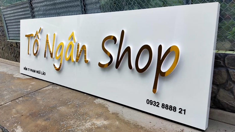 Thi Công Chữ Inox Sáng Chân Đẹp