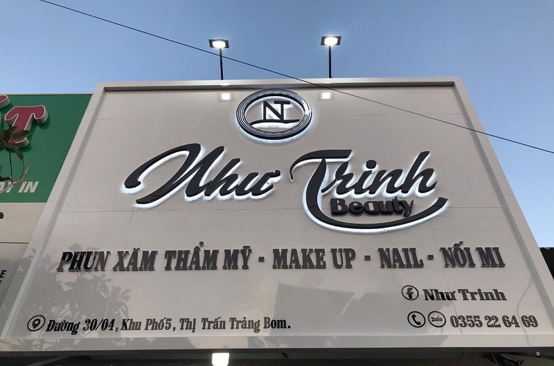 Biển Quảng Cáo Phun Xăm