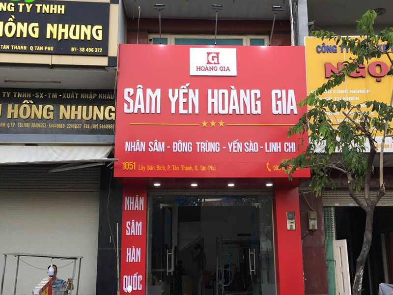Thi Công Bảng Hiệu Yến Sào Đẹp