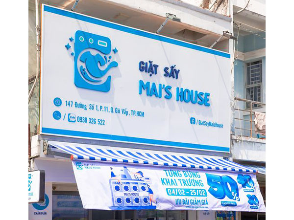 Bảng Hiệu Giặt Ủi Đẹp
