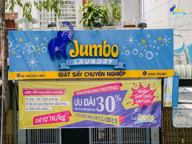 Thiết Kế Bảng Hiệu Giặt Ủi Đẹp