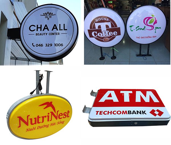 Thiết Kế Biển Hiệu Mica Hộp Đèn