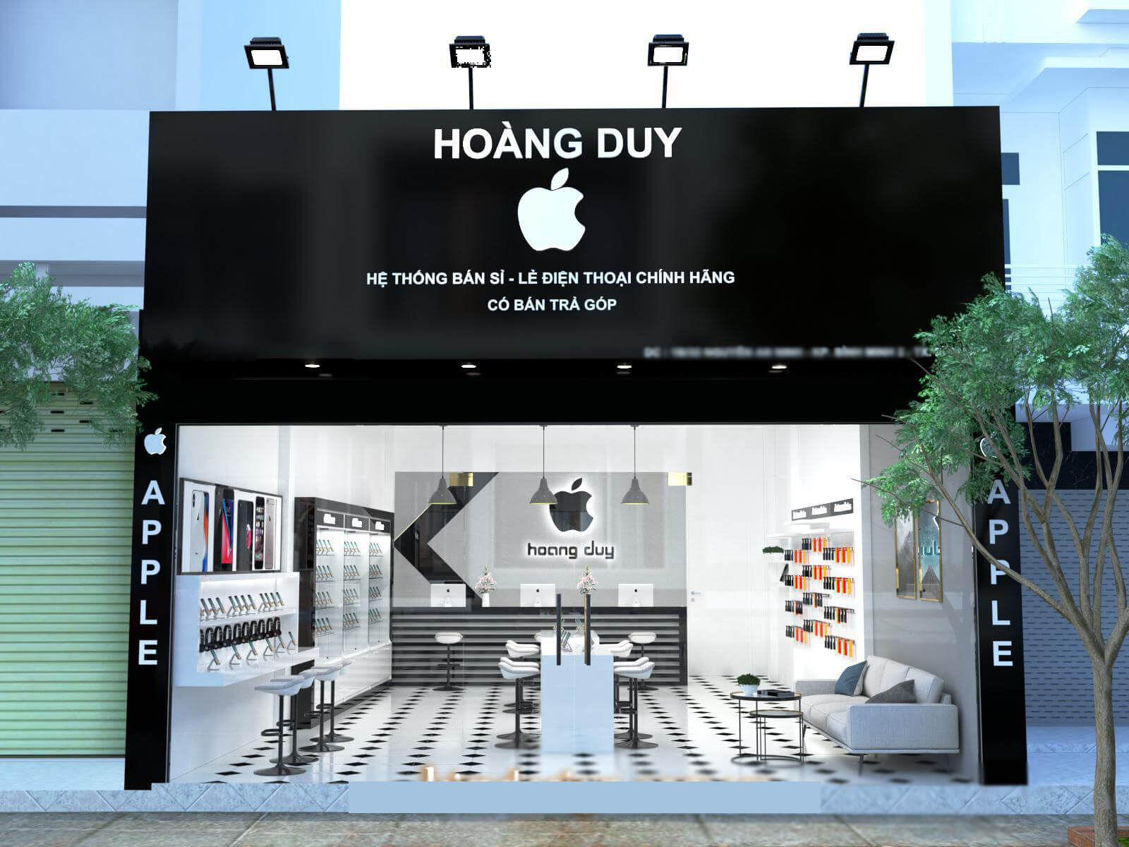 Mẫu Bảng Hiệu Cửa Hàng Điện Thoại Đẹp