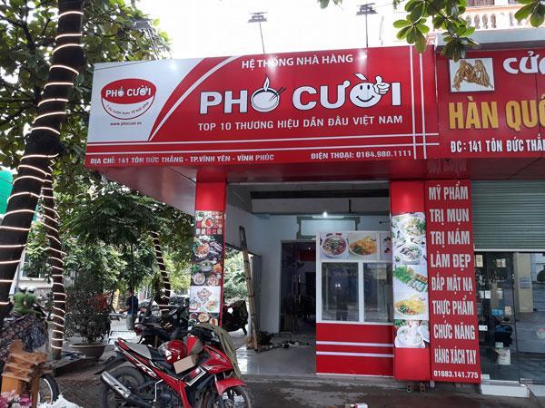 Mẫu Bảng Hiệu Quán Phở Đẹp