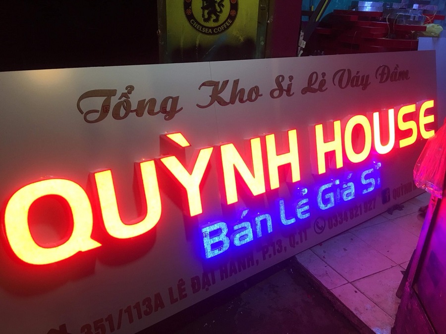 Bảng Hiệu Mica Chữ Nổi