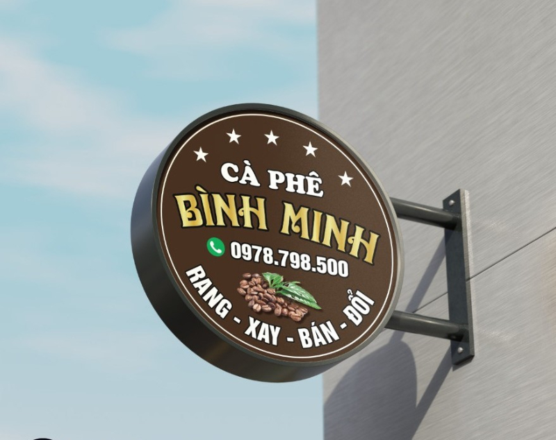 Thi Công Hộp Đèn Quảng Cáo Mica