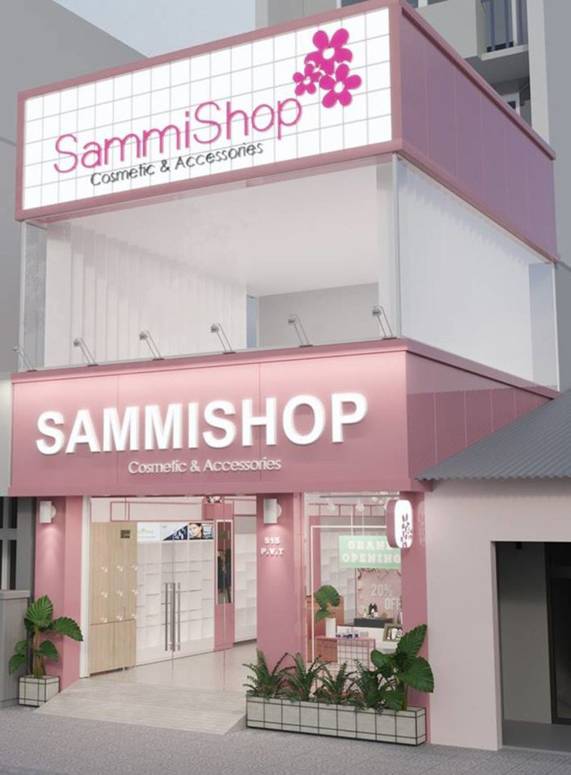 Mẫu Biển Hiệu Mỹ Phẩm Đẹp