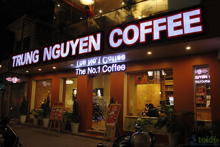 Mẫu Hộp Đèn Cafe Đẹp