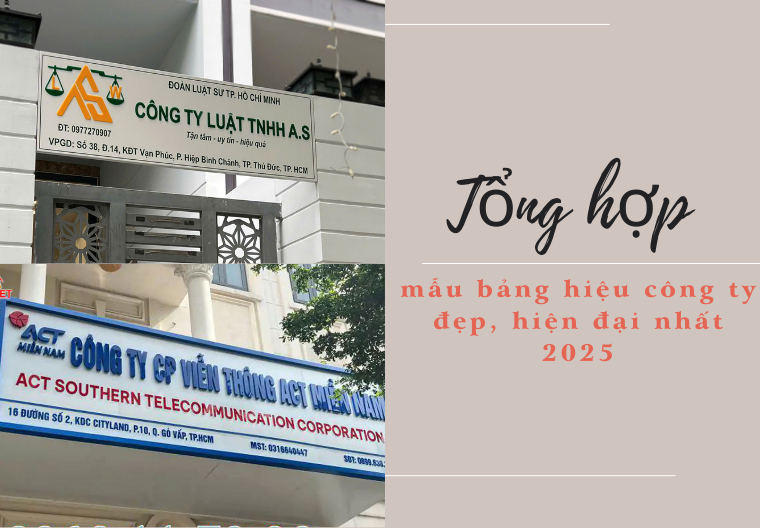 Mẫu Bảng Hiệu Thi Công Xây Dựng Đẹp Năm 2025