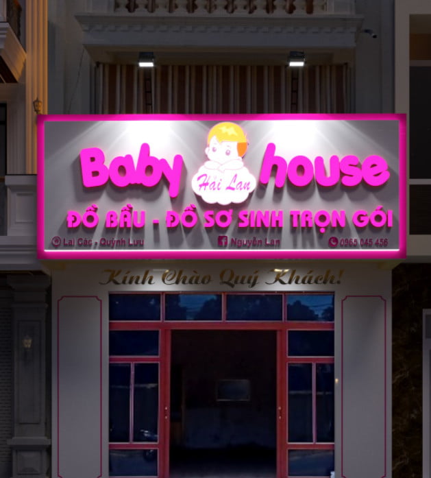 Mẫu Biển Quảng Cáo Mẹ Và Bé Đẹp