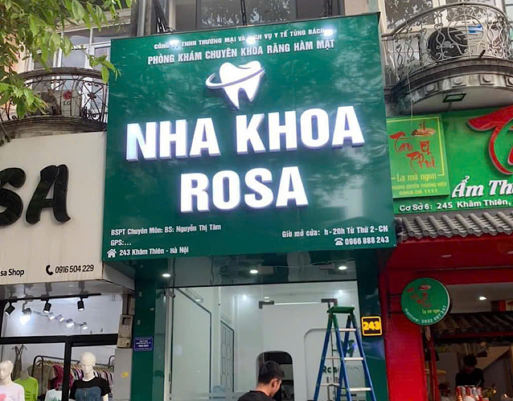 Mẫu Bảng Hiệu Phòng Khám Nha Khoa Đẹp