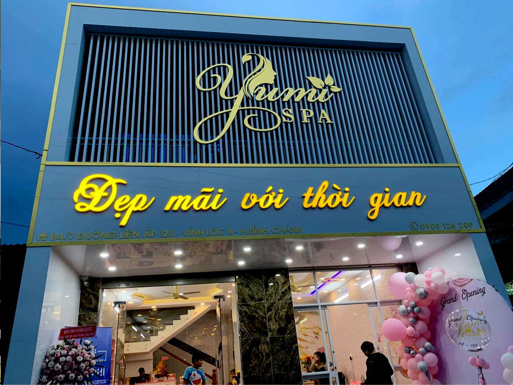 Mẫu Biển Quảng Cáo Spa Đẹp