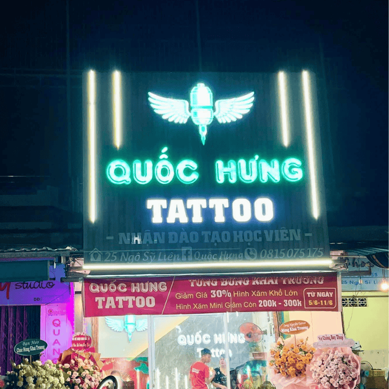 Biển Hiệu Tiệm Xăm Đẹp