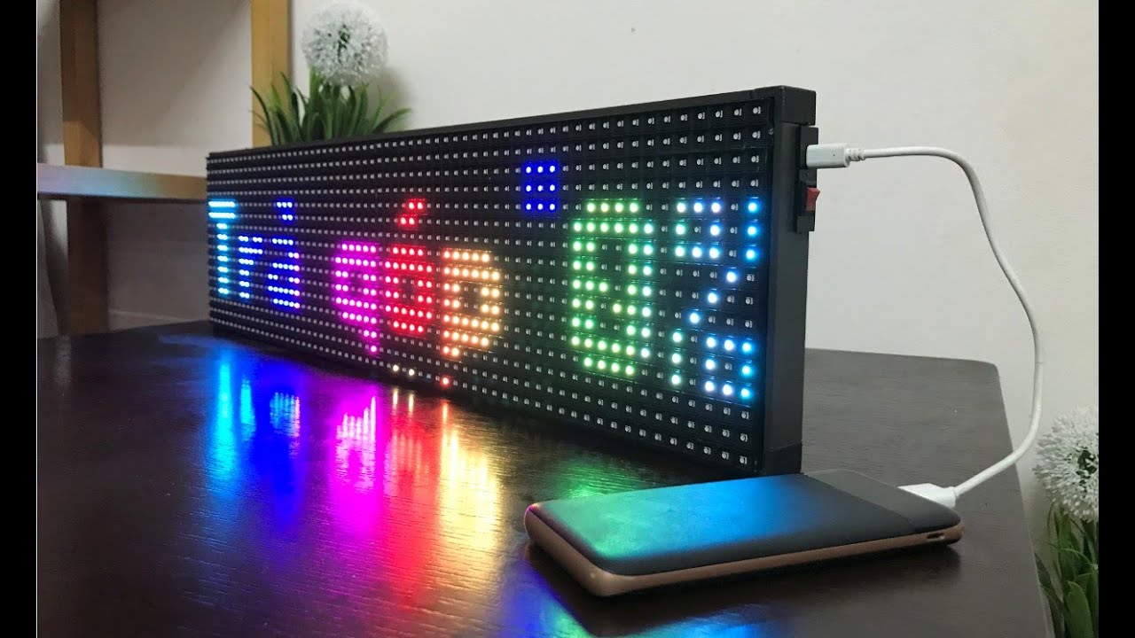 Mẫu Biển Quảng Cáo LED Ma Trận Đẹp