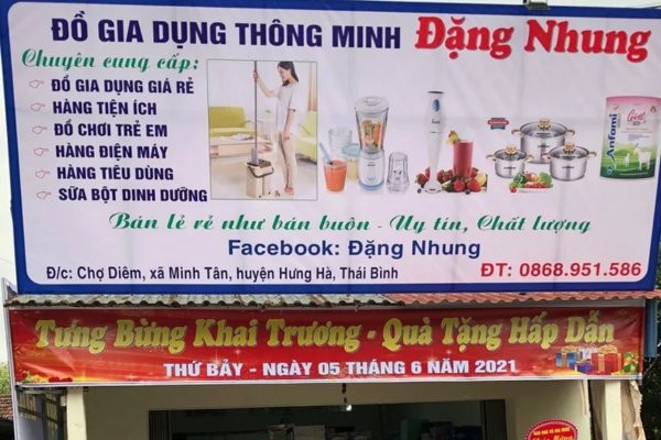 Mẫu Biển Quảng Cáo Đồ Gia Dụng Đẹp