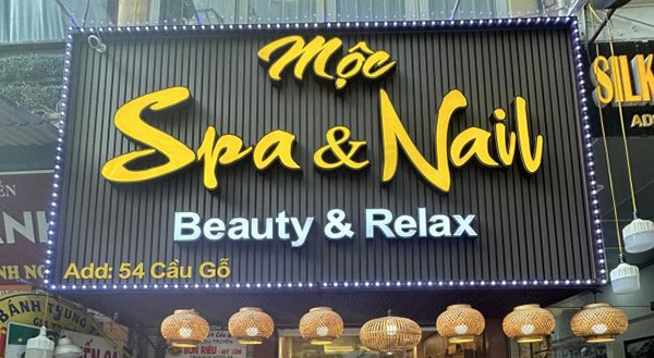Thi Công Bảng Hiệu Thẩm Mỹ Đẹp