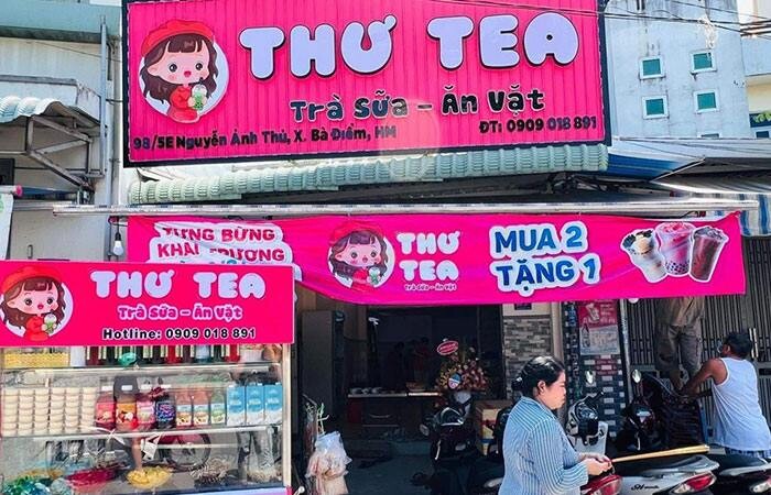 Thi Công Bảng Hiệu Quán Ăn Vặt