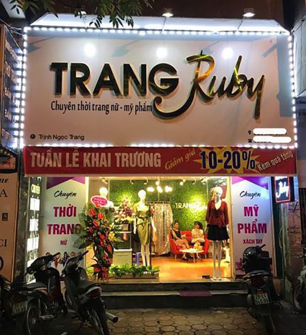 Mẫu Bảng Hiệu Shop Thời Trang Đẹp
