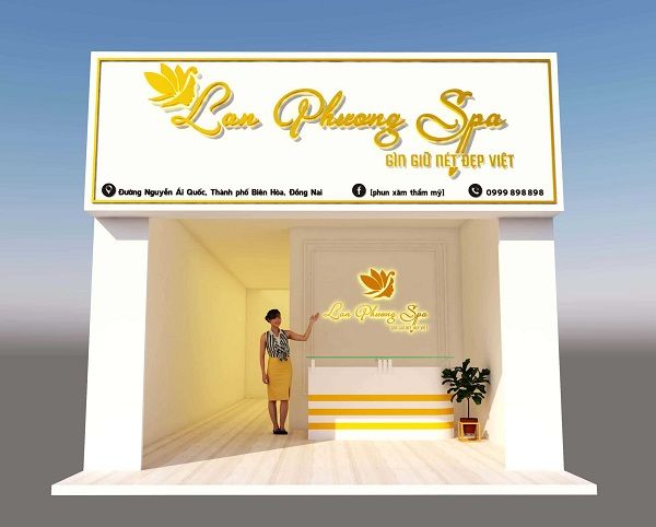 Thiết Kế Biển Hiệu Spa Đẹp