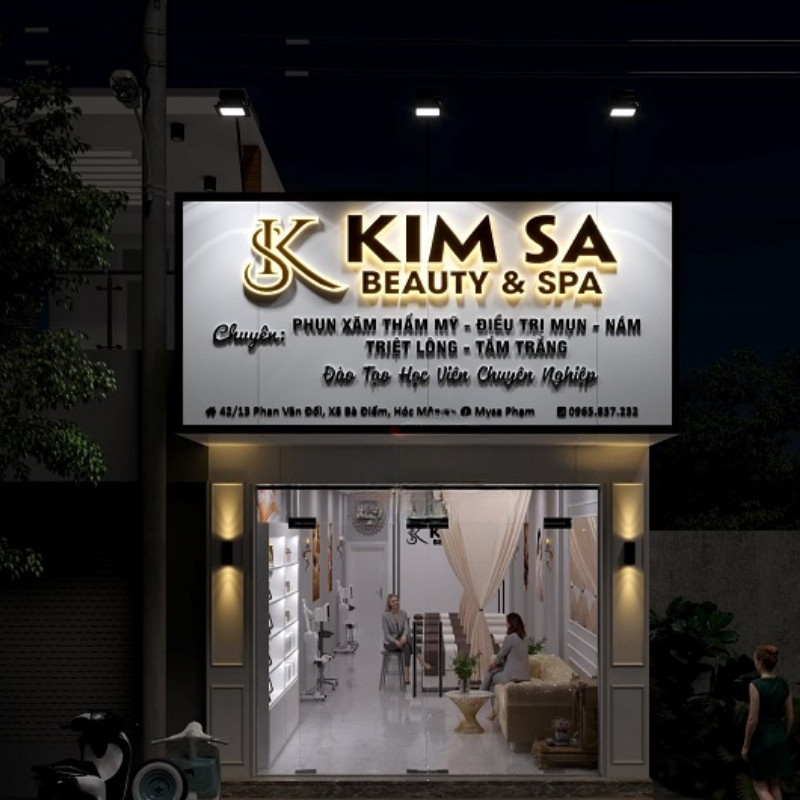 Mẫu Biển Hiệu Spa Đẹp