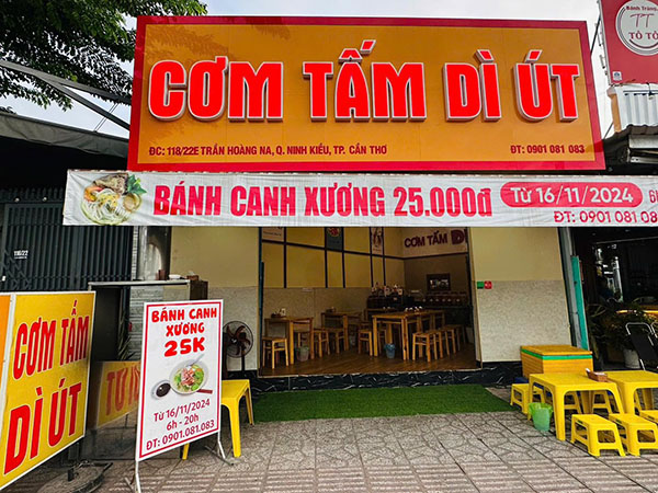 Mẫu Bảng Hiệu Cơm Tấm Đẹp Năm 2026