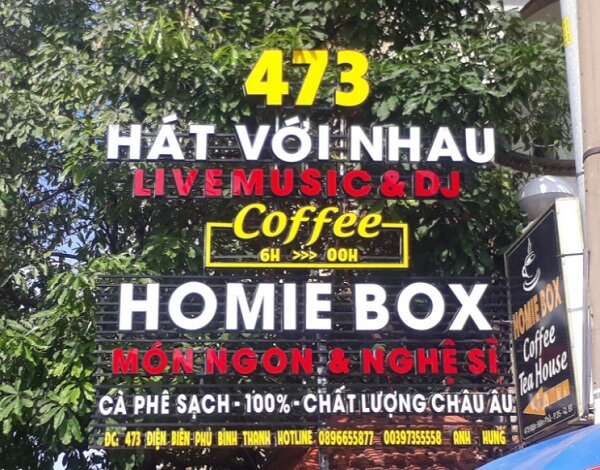 Thiết Kế Biển Hiệu Quán Cafe Đẹp