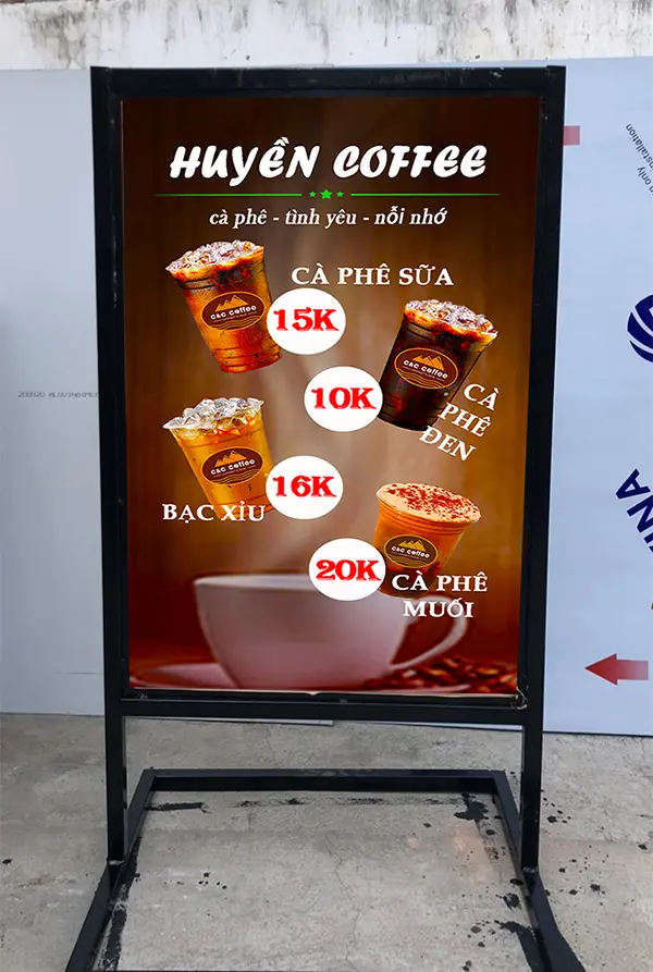 Mẫu Biển Hiệu Quán Cafe Đẹp Năm 2026