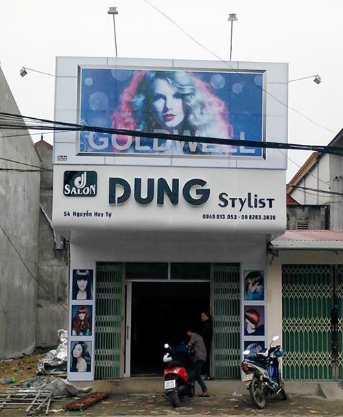 Mẫu Biển Hiệu Salon Tóc Đẹp