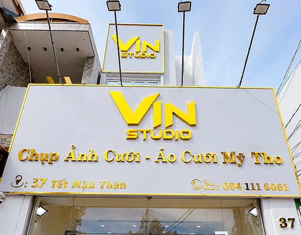 Thiết Kế Bảng Hiệu Áo Cưới Đẹp