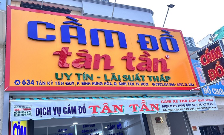 Thiết Kế Bảng Hiệu Cầm Đồ Đẹp