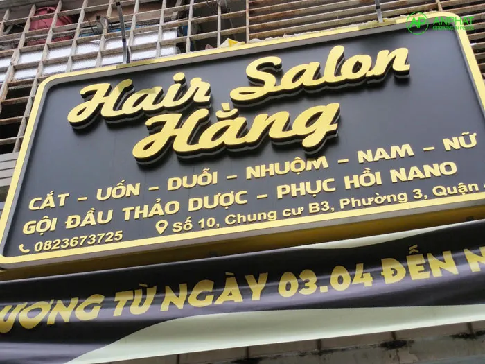 Những Mẫu Bảng Hiệu Tiệm Tóc Đẹp, Ấn Tượng