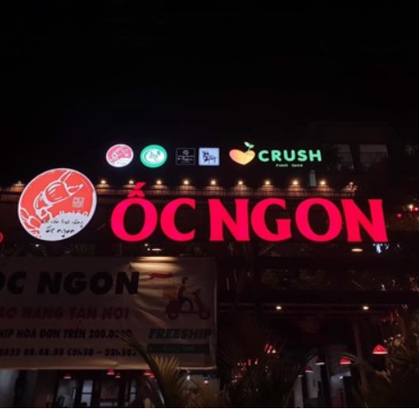 Mẫu Bảng Hiệu Quán Ốc Đẹp