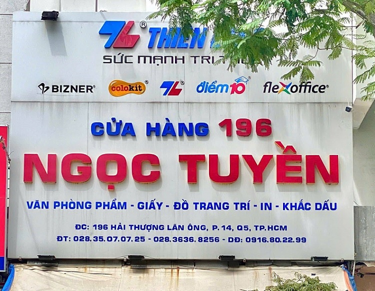 Thi Công Bảng Hiệu Văn Phòng Phẩm Đẹp