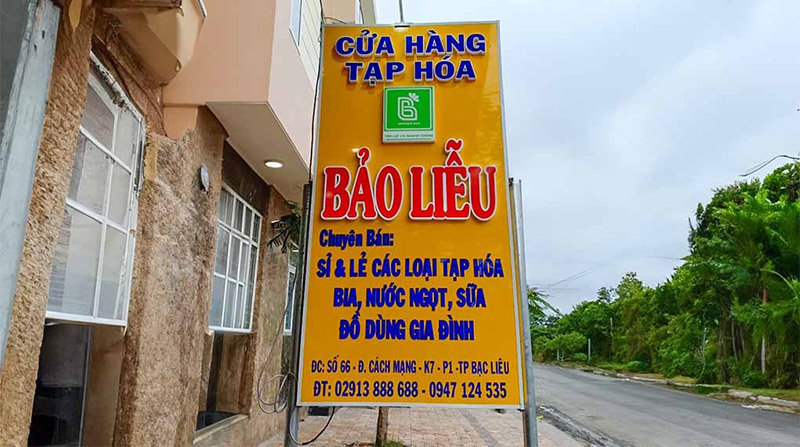 Bảng Hiệu Tiệm Tạp Hóa Đẹp