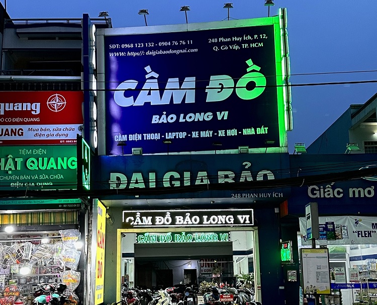 Thi Công Biển Hiệu Cầm Đồ Đẹp