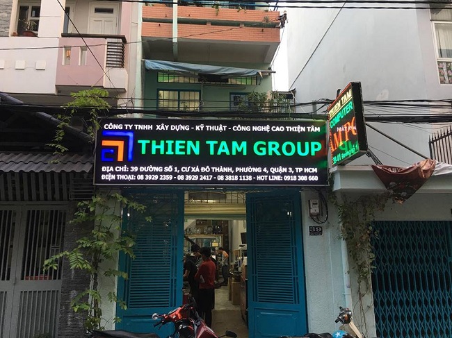 Biển Hiệu Công Ty Xây Dựng Chuyên Nghiệp