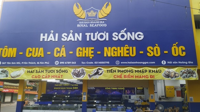 Biển Quảng Cáo Hải Sản Tại TP.HCM