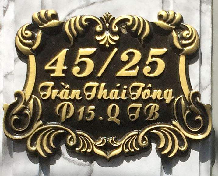 Bảng Số Nhà Bằng Đồng