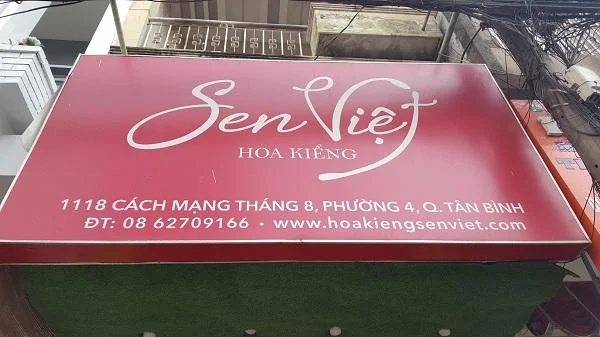 Mẫu biển quảng cáo in bạt