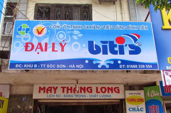 Mẫu biển quảng cáo in bạt