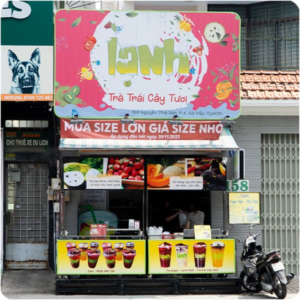 Mẫu biển quảng cáo in bạt