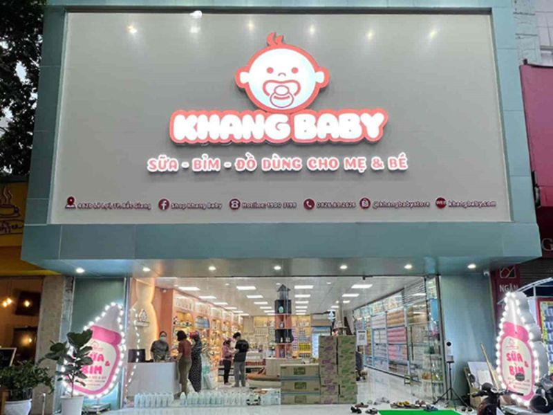 Bảng hiệu shop sữa