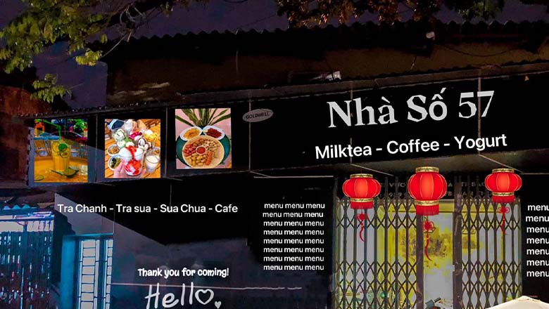 Mẫu Thiết Kế Bảng Hiệu Trà Sữa