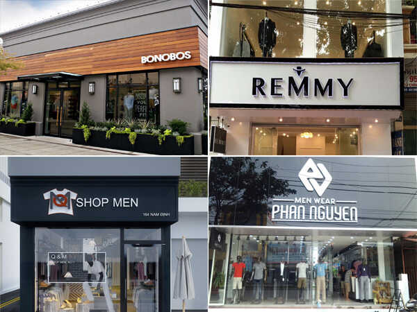 Bảng quảng cáo shop quần áo